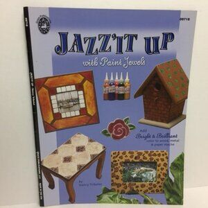 Jazz It Up With Paint Jewels Craft Book Nancy Tribolet Wood Metal Paper Maché
